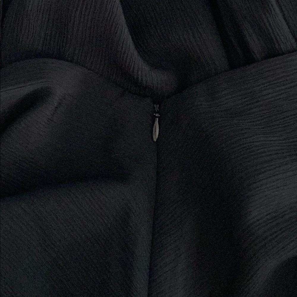 Zac Posen Black Silk Dress Size 8 - Picture 5 of 6